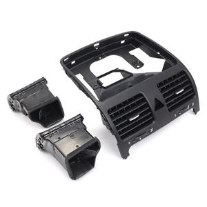 Aérateurs de tableau de bord Volkswagen Golf 5 Jetta MK5 en ABS, combinaison de refroidissement et de chauffage, motif uni W186 - Product Image 2