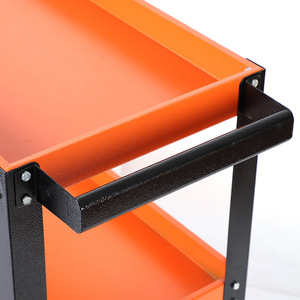 Carro de herramientas de <span class=keywords><strong>3</strong></span> capas con mango y ruedas Gabinete de herramientas de almacenamiento personalizable OEM - Product Image 4
