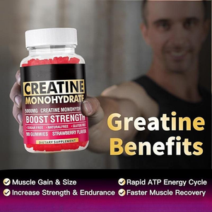 Gummies de créatine sans sucre à action rapide, complément pré-entraînement naturel <span class=keywords><strong>pour</strong></span> la récupération musculaire et l'immunité – Produit phare de notre usine professionnelle - Product Image 2