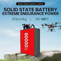 Batterie rechargeable personnalisable 6S 24S 26,7V 80000mAh à semi-conducteurs, 1000 cycles, certifiée CE, courant élevé pour multirotor