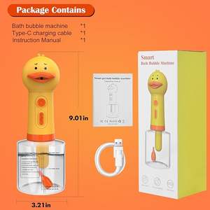 Dispensador de Espuma Eléctrico para Mascotas, Directo de Fábrica, Generador de Burbujas Automático para Baño, Portátil para Uso Doméstico, Espuma Suave, No Irrita la Piel - Product Image 5