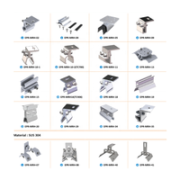 Rail de montage universel en métal EmperySolar EPR-mini Roof Rail-003 pour panneaux solaires, système de fixation pour toiture
