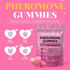 Gomitas de Feromonas, 60 Unidades, Suplemento Dietético, Mejora las Feromonas Naturales y Aumenta la Confianza - Product Image 1
