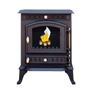 High Quality wood burning cast iron high efficiency stove for home use