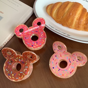 Pinza de Pelo con Diseño de Tiburón Donut, de Plástico, Realista, para Cola de Caballo, Accesorio Elegante para el Cabello, para Mujeres, para Fiestas - Product Image 1