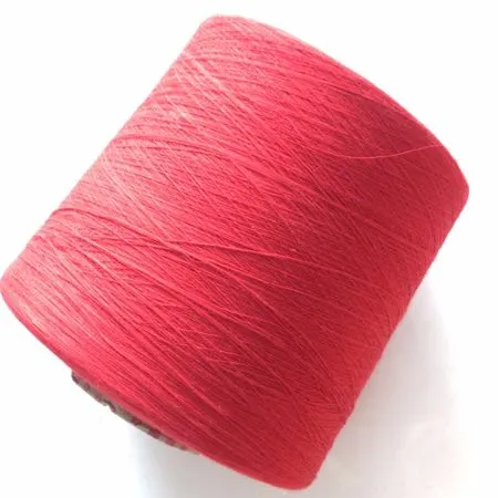 GRS certified Different colored polyester spun yarn,ring spun yarn dope dyed30/1