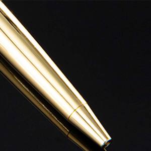 Nuevo Bolígrafo de Punta Redonda Dorado de 1.0 mm con Logotipo Personalizado, Regalo Empresarial - Product Image 2