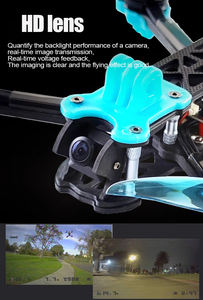 QAV250 3S 4S гоночный Радиоуправляемый комплект 115 мм <span class=keywords><strong>2</strong></span>,5 дюймов F4 5A ESC небольшой пульт дистанционного управления, готовый к полету (RTF BNF) с камерой - Product Image 3