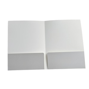 Carpeta de Presentación de Documentos con Impresión Offset Personalizada, Mate, 9x12 Pulgadas, de Cartón, con Ranura para Tarjetas de Visita - Product Image 2