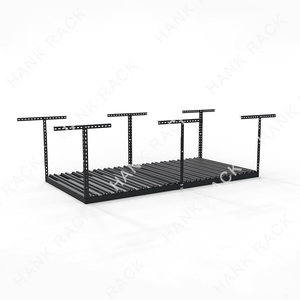 Ceiling Hanging Rack Shelving Garage Storage Shelves Height Adjustable Overhead Rack