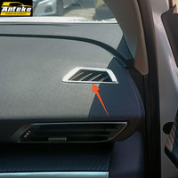 Dongfeng Peugeot 4008 5008 ABS Garniture intérieure en acier inoxydable en fibre de carbone Pièces OEM pour panneau avant Anneau décoratif pour bouche d'aération