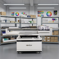 ILOVEUV 6090 Printer UV dengan Foil Emas dan Pernis untuk Dekorasi Casing Ponsel dari Kaca Akrilik