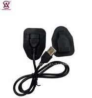 Câble d'extension USB pour bagages DIY, double sortie USB-A et Type-C, 1M, coque de montage en plastique, couleurs et logo personnalisables