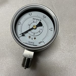 Manomètre différentiel 100 mm à double aiguille A25100156 fabriqué au Shandong - Product Image 4