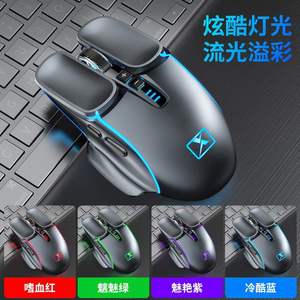 Xinmeng M215 <b>Wireless</b> <b>Mouse</b> 6 Buttons 2.4G Mechanical Gaming <b>Mouse</b> <b>For</b> <b>Laptop</b> Desktop - Product Image 4