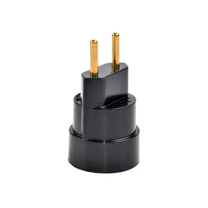 Lamp Holder Adapter 2 Round Pin Plug To E27 Screw Holder