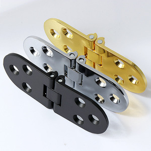 Furniture <b>Hinge</b> 180mm Zinc Alloy Flush Mount Hidden Folding Tabletop <b>Hinge</b> For Dining <b>Table</b> Modern Design - Product Image 1