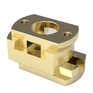 CNC gia công T8 cũ ham trục khớp nối linh hoạt vuông Brass khớp nối cho 3D máy in ender3