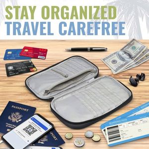 Muestra Gratuita de Porta Pasaportes Familiar Personalizado, Organizador de Documentos, Cartera para Pasaportes con Bloqueador RFID para Mujeres y Hombres - Product Image 6