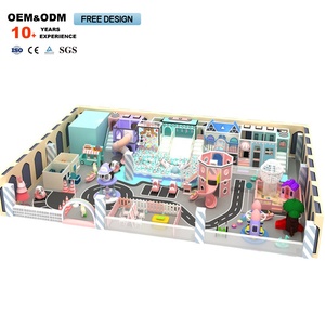 Proveedor de equipos de juegos infantiles comerciales para interiores de la serie rosa y morada - Product Image 6
