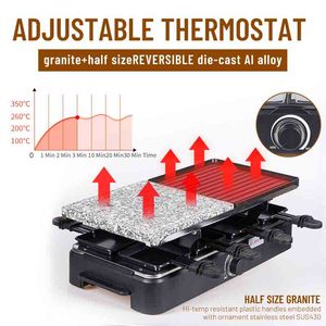 Four à griller pour fête à la maison Barbecue de pique-nique détachable Barbecue électrique antiadhésif Barbecue à <span class=keywords><strong>raclette</strong></span> pour 8 personnes - Product Image 4