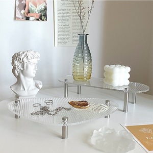 2023 Phong Cách Mới Thiết Kế Hiện Đại Tùy Chỉnh Ngăn Acrylic Khay Phục Vụ Bảng Ăn Uống Cho Bánh Sô Cô La Món Tráng Miệng Hiển Thị - Product Image 4