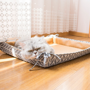 Tapis rafraîchissant pour animaux de compagnie, lit pour chat double face, respirant, antidérapant, pour l'été - Product Image 1