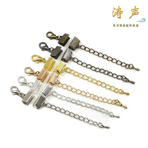 Accessoires de bijouterie : Fermoir mousqueton, chaîne d'extension, forme goutte pour la fabrication de bracelets, en Argent, Or, Bronze antique, Rhodium, KC, Gunmetal - Product Image 5
