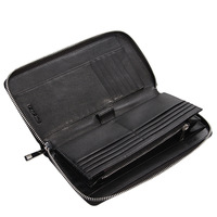 Tas Selempang Pria Kulit Asli Rusia, Dompet Kasual Mewah Ringan, Tas Tangan Fashion Resleting, Portabel, Grosir
