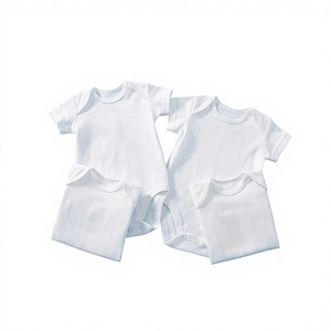 Tutina in Cotone a Maniche Corte con Stampa 'I Love Dad' e 'I Love Mom' per Neonati da 1 Mese a 1 <span class=keywords><strong>Anno</strong></span>, 100 <span class=keywords><strong>Giorni</strong></span>, Disponibile - Product Image 1