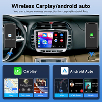 Radio Mobil Android Podofo 9'' 4+64G Qualcomm 8 Core untuk Lancia Delta 2009-2019 Wireless CarPlay/Android Auto WiFi 4G OEM ODM