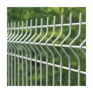 Desain Klasik teralis taman pagar Bilateral kawat Mesh pagar taman 3d logam Pagar Panel