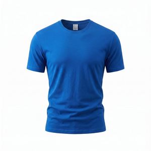 Camiseta de Gran Tamaño para Hombre SKYWILL, con Logotipo Personalizado, Color Liso, 100% Algodón Jersey, Cuello Redondo, 180G, Manga Corta, Absorbe la Humedad - Product Image 1