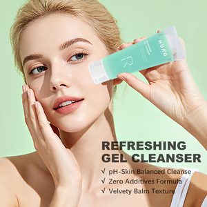 Gel limpiador facial refrescante: crea espuma ligera para limpiar las impurezas, calma la piel después del lavado, controla la secreción <span class=keywords><strong>de</strong></span> aceite - Product Image 3