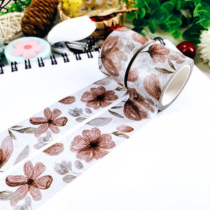 Suministros para <span class=keywords><strong>Scrapbooking</strong></span>, Cintas Decorativas Japonesas, Adhesivos Impresos Personalizados al por Mayor, <span class=keywords><strong>Papel</strong></span> Adhesivo Activado por Agua, Acrílico de una Sola Cara - Product Image 1