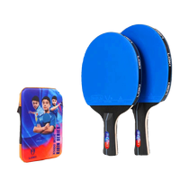 LOKI K5000 Tischtennisschläger-Set 2 Stück für Anfänger, Kinder, Studenten, Professionelles Training, 2 FL/CS Griffe, Ping Pong ITTF-Zertifizierung