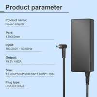 Adaptateur de chargeur pour ordinateur portable 90W 19.5V 4.62A 4.5mm*5.0mm Chargeur rapide DC AC de bureau pour HP BluePin Chargeurs et adaptateurs pleine puissance