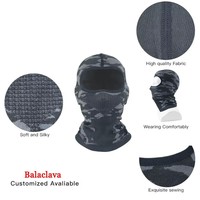 Balaclavas personnalisées de haute qualité avec logo, masque intégral pour le cyclisme en plein air, le ski, coupe-vent, balaclava d'hiver, imperméable, chapeau unisexe