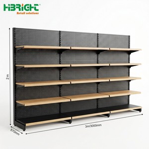 Étagères Gondoles Métalliques Double Face pour Supermarchés, Équipement de Magasin d'Alimentation, Présentoirs pour Magasins de Proximité, Taille Personnalisée - Product Image 6