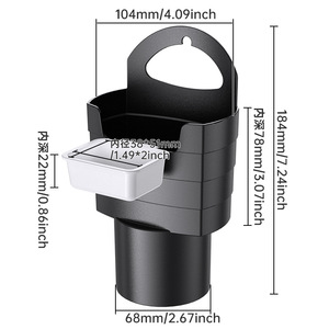 Portavasos para Auto de la Fábrica Shunwei, Caja de Almacenamiento para Auto, Portavasos, Caja para Papas Fritas y Caja para Artículos Diversos - Product Image 3
