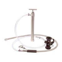 Pompe gastrique vétérinaire pour bovins, moutons, chevaux - Pompe à médicaments en acier inoxydable 304 avec tube de 150 cm
