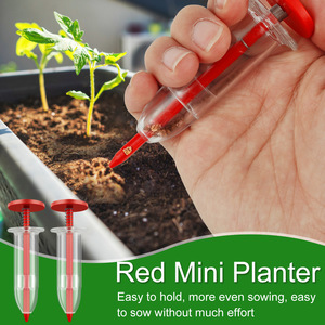 Seedling Pots Mini Sowing Seed Dispenser Manual Sower Seed Spreader Handheld Seed <b>Planter</b> Tool Different Settings Hand - Product Image 5