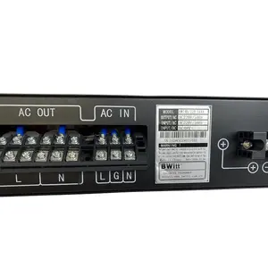 19 Inch Rack Type Mounted Inverter Dc To Ac Converter 48V To 220V 1KVA Pure Sine Wave Power Supply With Communication Interface