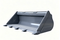 Nouvelle benne en acier robuste (à dents coupantes) pour chargeuses compactes, accessoire polyvalent, direct usine OEM