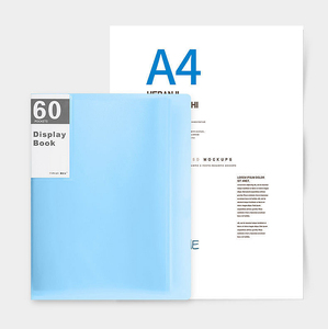 Macaroons A5 dữ liệu trong suốt cuốn sách 40 túi hiển thị cuốn sách - Product Image 4