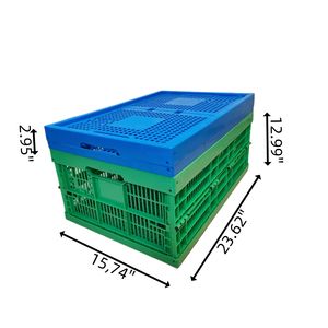 क्यु सब्जी बक्से प्लास्टिक भारी शुल्क सब्जी फल और सब्जियों के लिए प्लास्टिक के बक्से - Product Image 3