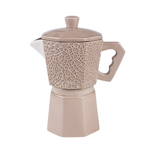 Barattolo per Caffè/Zucchero 27x23,5 cm in Ceramica Grigio Tortora - Product Image 1