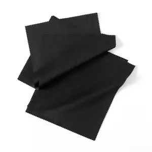 شعار المطبوعة ستوكات عدسة تنظيف الملابس الأسود قطعة قماش لتنظيف النظارات تنظيف الملابس