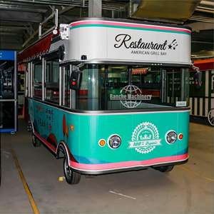 Camions de restauration mobiles de 5,5 mètres de long en acier inoxydable / Camions à hot-dogs / Remorques alimentaires pour snacks et glaces - Product Image 4