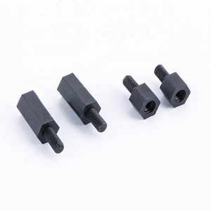 Espaciador hexagonal de nylon roscado macho y hembra con tornillo - Product Image 2